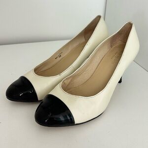 Kate Spade Two Tone Leather Heels Size 5.5